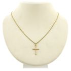 Image 9 of 8 kt. Pendant with a subtle cross
