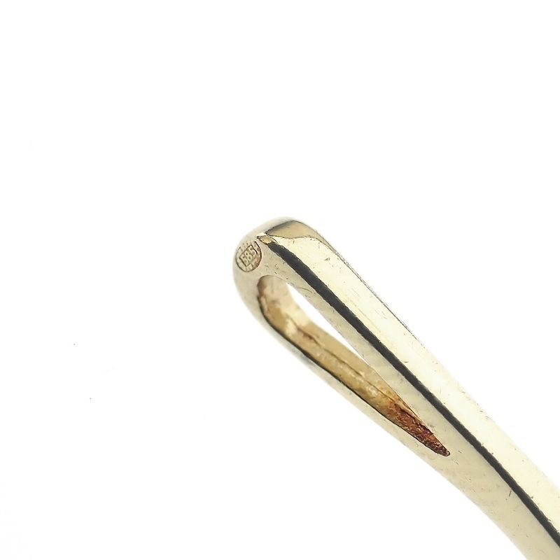 Image 8 of Gold design pendant with smoky quartz