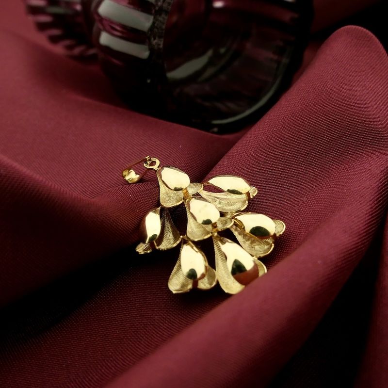 Image 7 of Golden abstract pendant