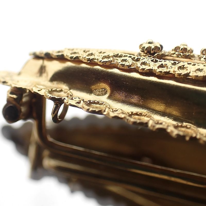 Image 4 of Old Dutch gold brooch | Antique