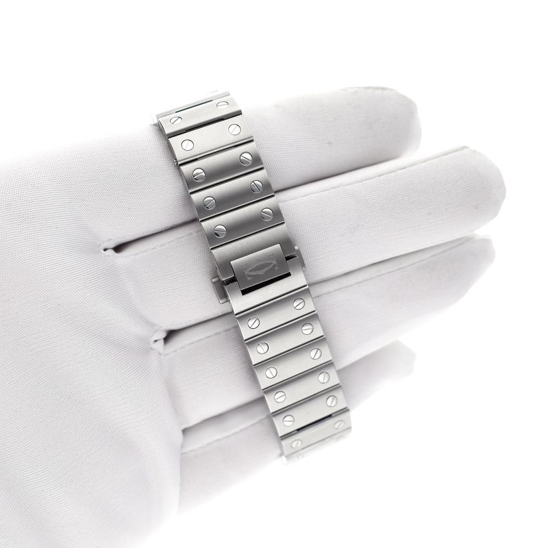 Image 17 of Cartier Santos 'Medium' 4075 WSSA0029; Automatic watch