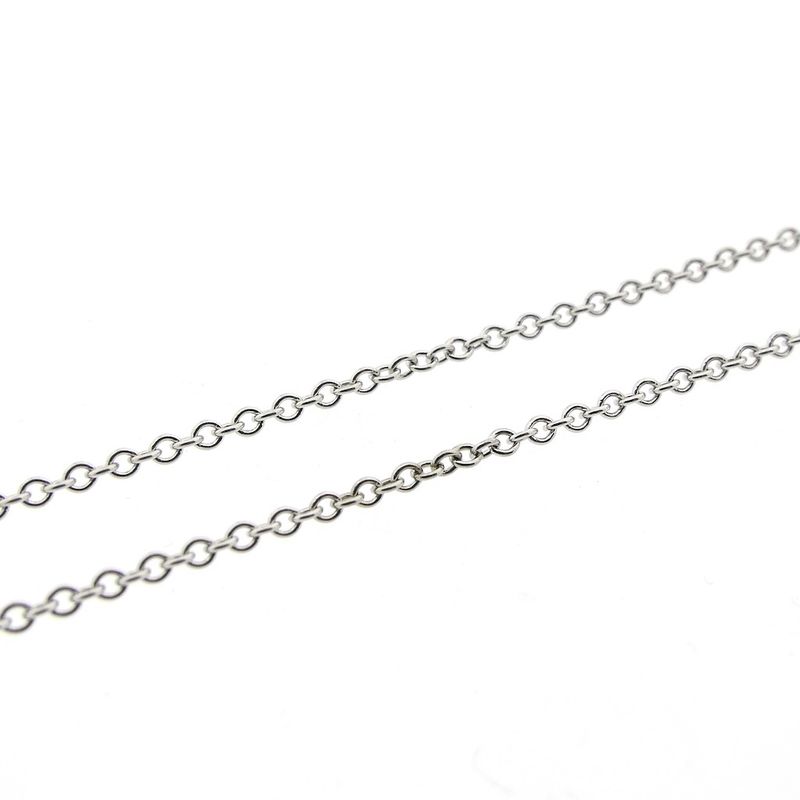 Image 4 of White gold Tiffany & Co. 'Etoile' necklace with a heart pendant and diamond; 0.15 ct. | 41.5 cm