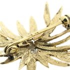 Image 8 of Vintage gold brooch with zirconia.