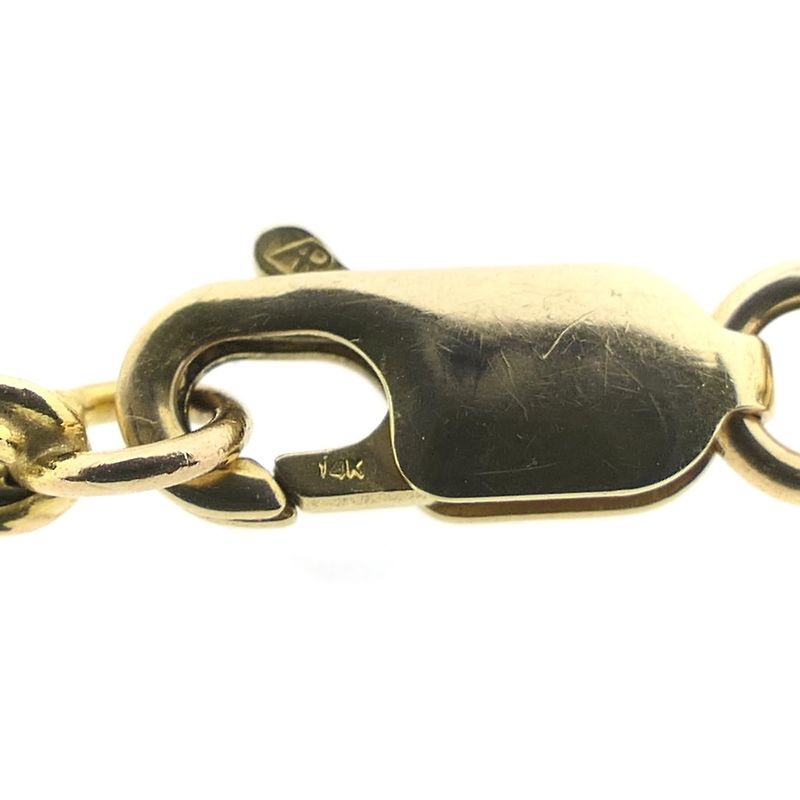 Image 4 of Gold twisted link bracelet | 18.5 cm