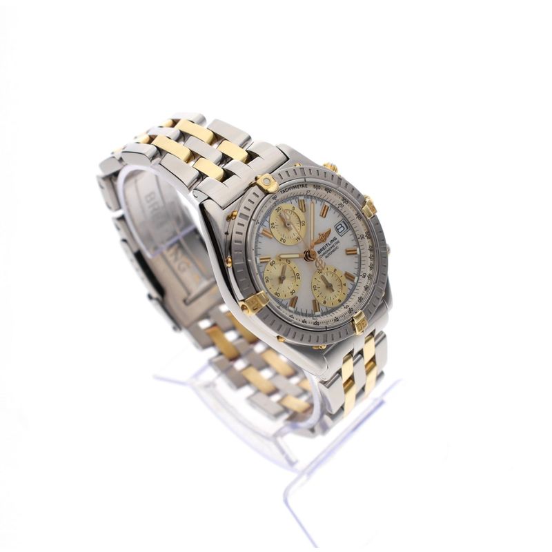 Image 4 of Breitling Chronomat Chronograph 'Mother of Pearl' B13352; Automatic Men's Watch