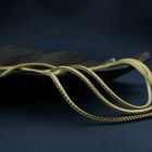 Image 2 of Gold herringbone link necklace