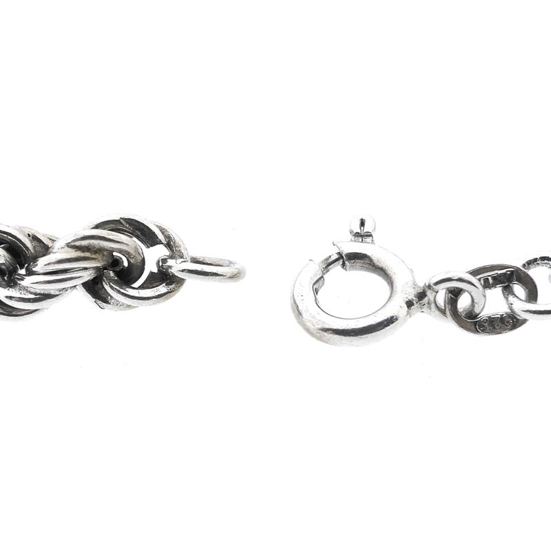 Image 5 of Silver Twisted Chain Bracelet