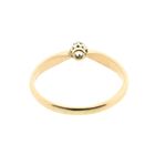 Image 3 of Rose gold solitaire ring with diamond | 0.22 ct.