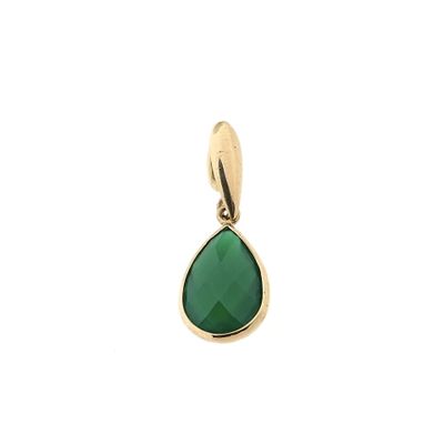 Image 1 of Gold Pendant with Chalcedony