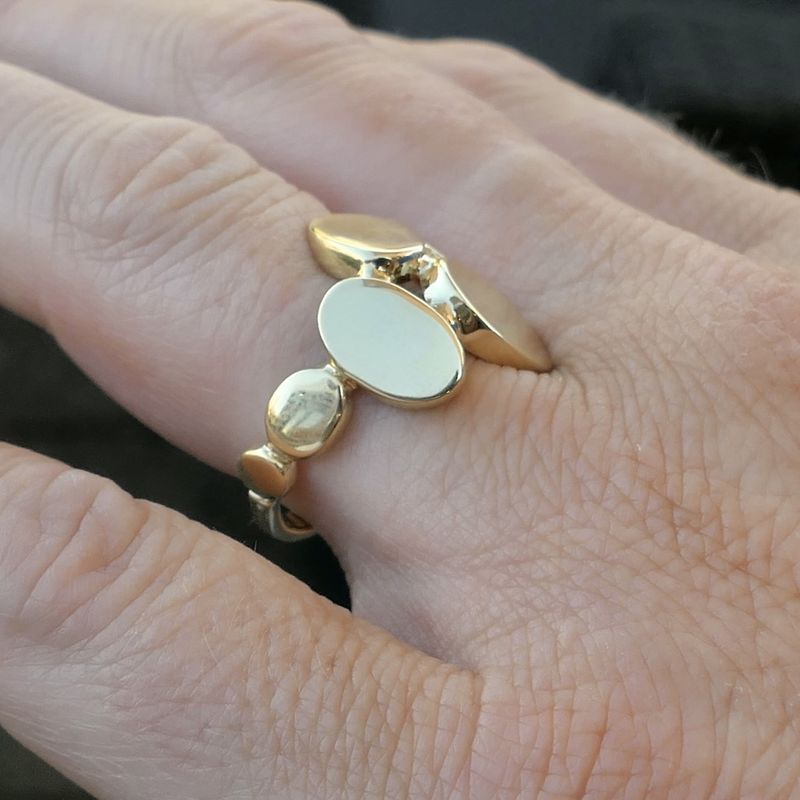 Image 8 of Abstract gold ring