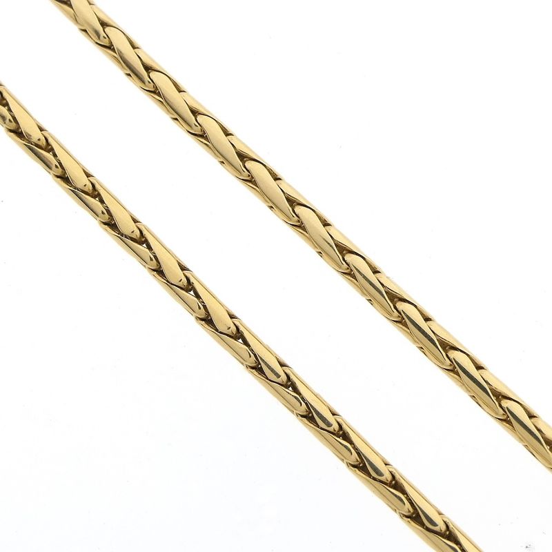 Image 5 of Vintage gold cardano link necklace