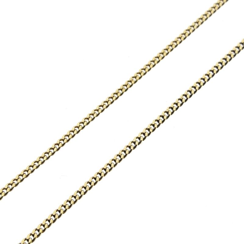 Image 6 of Gold thin gourmet link necklace | 57.5 cm