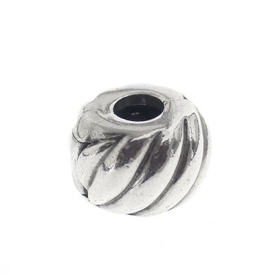 Image 1 of Pandora clip charm; Silver; Polished Feathered