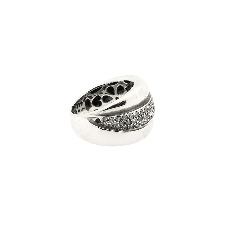 Image 3 of White gold ring with diamonds; 0.67 ct.