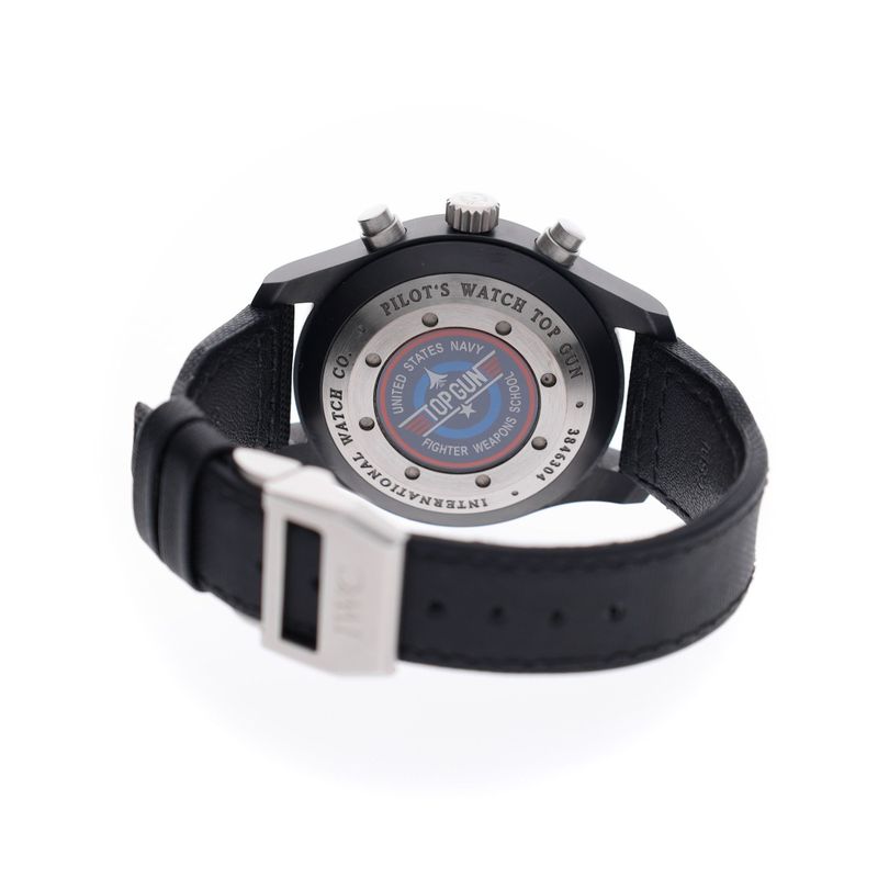 Image 5 of IWC Pilot's Watch 'Top-Gun' Chronograph IW388001; Automatic Men's Watch