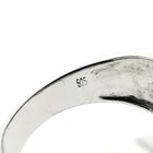 Image 6 of Silver cluster ring with zirconia