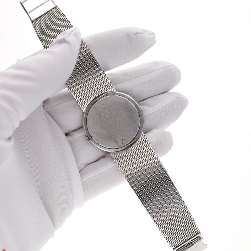 Image 12 of Corum 18ct. Ref: 8261 White Gold Men's Watch 'Linen' Dial Cal. 4200