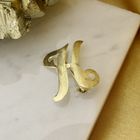 Image 9 of 8 carat brooch; Letter K