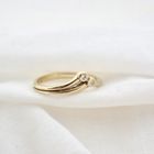 Image 6 of Golden fantasy ring with diamonds | 0.02 ct.