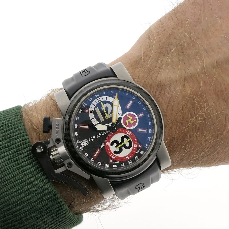 Image 11 of Graham Chronofighter 'Isle of Man' Limited Edition 20VK1; Chronograph men's watch