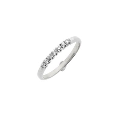 White gold ring/sliding ring with diamond | 0.105 ct. Image 1 of White gold ring/sliding ring with diamond | 0.105 ct.