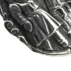 Image 3 of Vintage silver brooch with scene