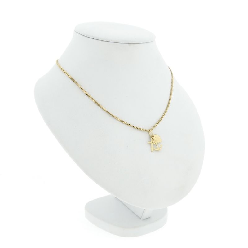 Image 9 of Gold pendant; Faith, hope and love