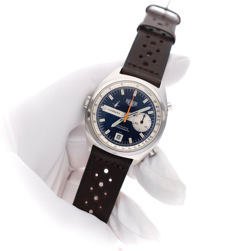Afbeelding 15 van Heuer Carrera 1553 Automatic Chronograph; Vintage Heren Horloge