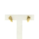 Image 1 of Gold stud earrings with diamond; 0.02 ct.
