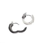 Image 7 of White gold earrings with diamond | Ø 14.0 mm