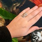 Image 4 of Silver ring with moonstones