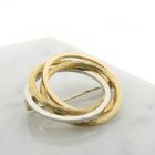 Image 9 of Tricolor gold fantasy brooch