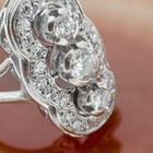 Image 2 of 18K white gold art deco engagement ring | 0.62 ct. diamonds