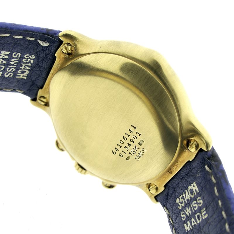 Image 7 of Ebel 1911 El Primero Chronograph; 18k gold watch with mother-of-pearl dial and diamonds