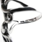 Image 6 of Silver ring with starry sky