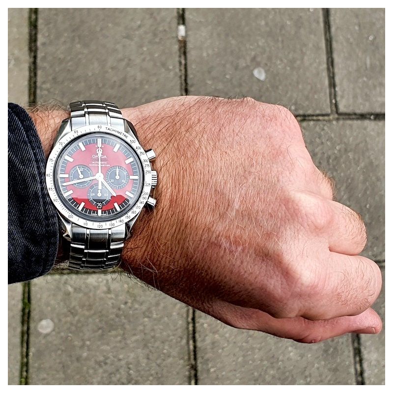 Image 10 of Omega Speedmaster Schumacher 'The Legend' Limited; Chronograph men's watch