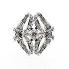 Image 6 of White gold ring with diamonds 0.40 ct.