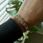 Image 10 of Gold fantasy link bracelet; 19.5 cm