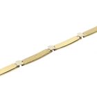 Image 6 of Two-tone gold fantasy link necklace | 42.5 cm - 46.5 cm