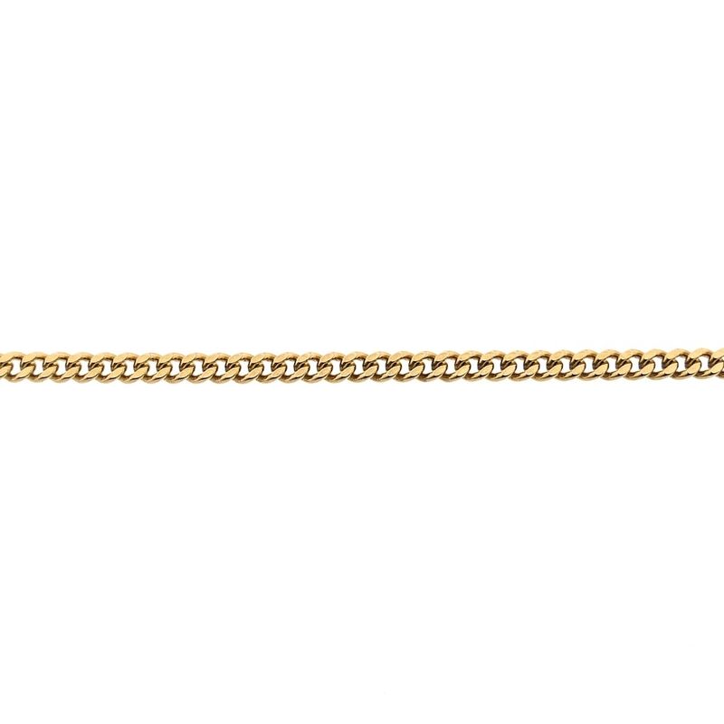 Image 2 of Gold flat gourmet link chain