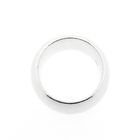 Image 4 of Wide silver ring with black enamel