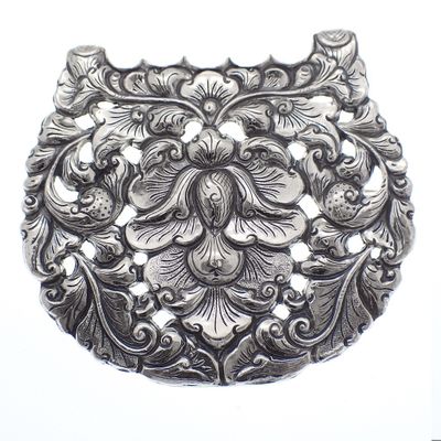 Image 1 of Large silver Djokja brooch