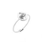 Image 1 of White Gold Ring with Diamond; 0.005 ct.