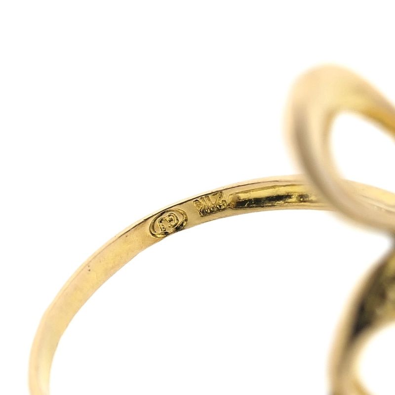 Image 7 of 21 carat gold fantasy ring with zirconia