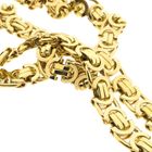 Image 8 of Exclusive long gold flat king chain | 71 cm