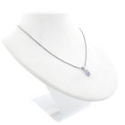 Image 6 of Silver pendant with purple zirconia