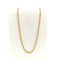 Gold square king chain