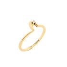 Image 1 of 10 carat solitaire ring with 0.03 ct diamond.