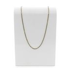 Image 8 of Gold Figaro link chain | 58 cm