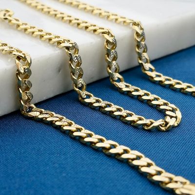Image 2 of Midas Gold Gourmet Link Necklace; 14 Karat; 47.5 cm